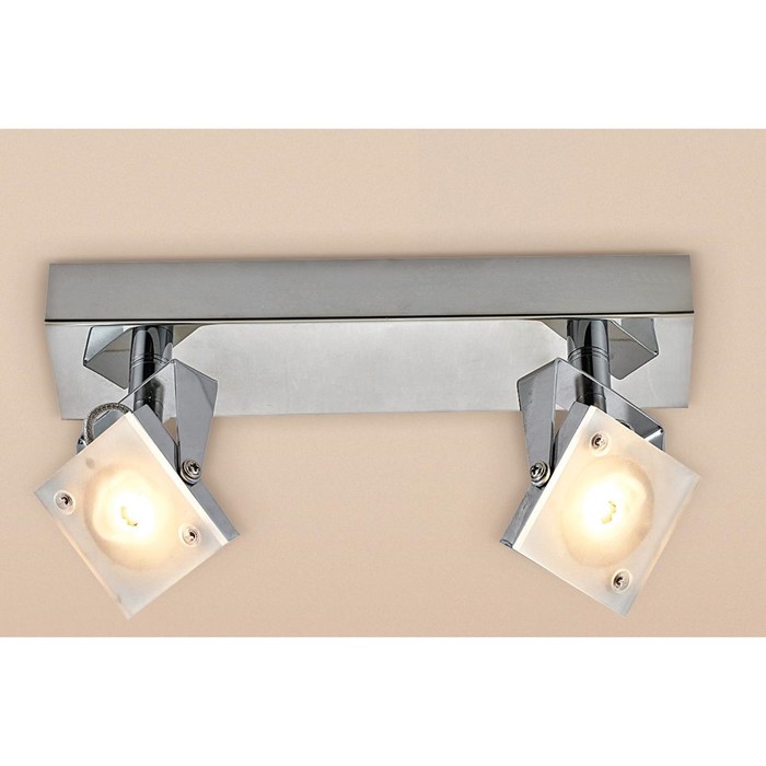 Бра CL551521 &quot;Кода&quot; 2x5W LED 3000K хром 13,5x25x6,5 см