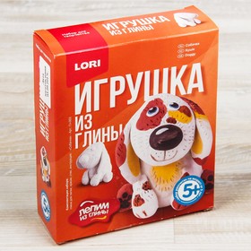 Игрушка из глины ′Собачка′ в Донецке
