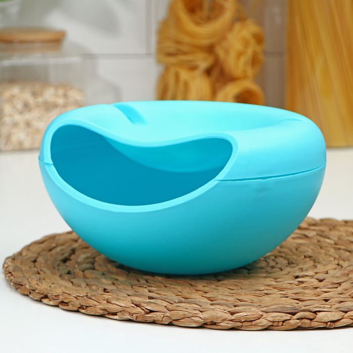 Тарелка для семечек и орехов «Плэтэр», 20×11 см, с подставкой для телефона, цвет МИКС - фото 797880635