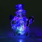 УЦЕНКА Игрушка световая "Снеговик и леденец" (батарейки в комплекте) 1 LED, RGB