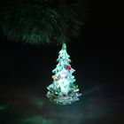УЦЕНКА Игрушка световая "Ёлочка" , 8 см, батарейки в комплекте, 1 LED, RGB,