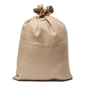 Bag jute, 45 × 65 cm, a density of 420 g/m2 , with a drawstring