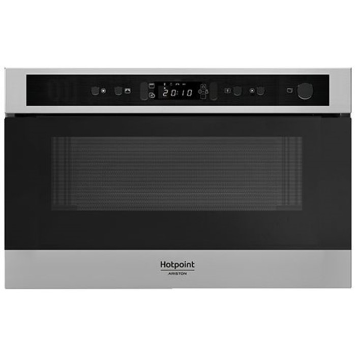 Микроволновая печь Hotpoint-Ariston MN 513 IX HA, 22 л, черный/серебристый