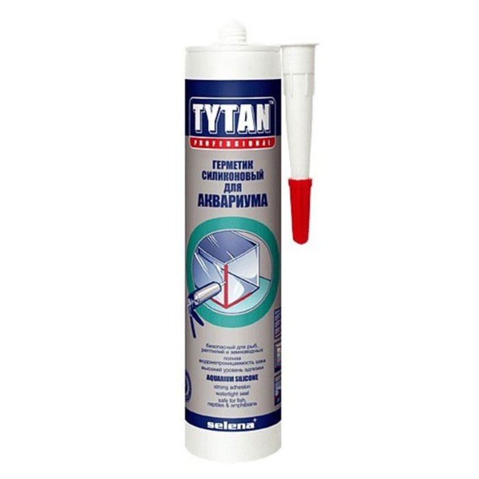 Герметик Tytan Professional (20089), силиконовый, для аквариумов, черный, 310мл