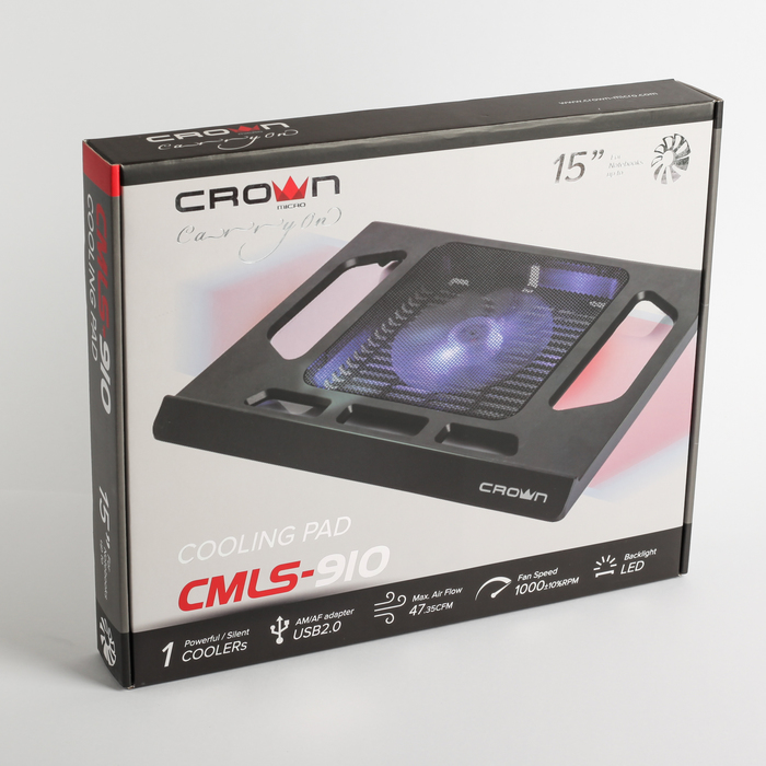 Подставка для ноутбука crown cmls k332 черный обзор