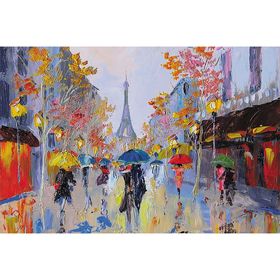 Фотообои "Дождливый Париж" M 612 (2 полотна), 200х135 см