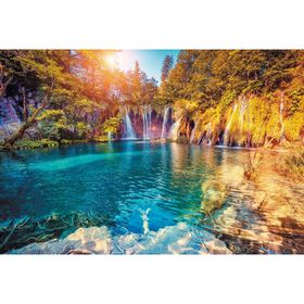 Фотообои "Лазурный водопад" M 608 (2 полотна), 200х135 см