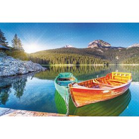 Фотообои "Романтичные лодки" M 610 (2 полотна), 200х135 см