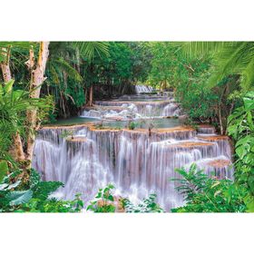 Фотообои "Спокойный водопад" M 431 (4 полотна), 400х270 см