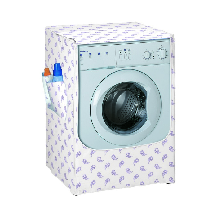 Чехол для стиральной машины с горизонтальной загрузкой, 4 кармана, цвет МИКС