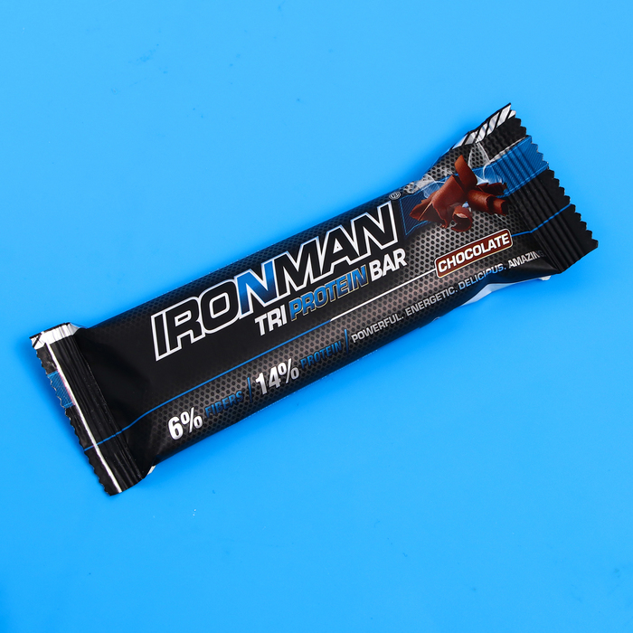 Батончик Ironman TRI Protein Bar шоколад, тёмная глазурь, 50 г (2 шт)