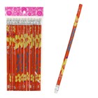 My pencil with eraser HB Flowers