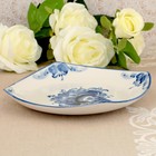 Plate "Nocturne", 21 cm, Gzhel, porcelain, 2s Plate "Nocturne", 21 cm, Gzhel, porcelain, 2s
