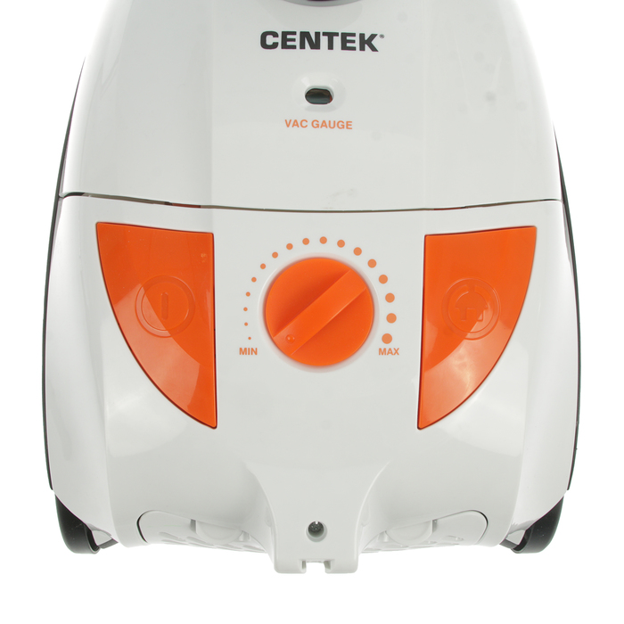 Пылесос Centek CT-2503, 2000 Вт, мощность всасывания 400 Вт, 2.5л, бело-оранжевый - фото 38087