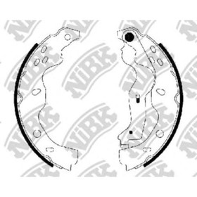 Колодки тормозные барабанные NIBK FN0634 2931218