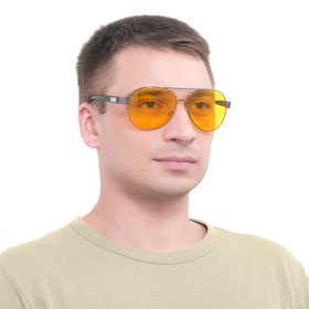 Очки солнцезащитные водительские поляризационные "Мастер К", 4х14 см