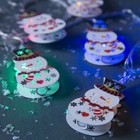УЦЕНКА Гирлянда "Метраж" 5 м с насад. “Снеговик”,6х4 см Н.С. LED-20-220V, контр 8р, МУЛЬТИ