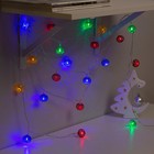 УЦЕНКА НИТЬ, 5 м, с насад “Шарик сетка 3 см”, Н.С. LED-20-220V, контр. 8 режимов, МУЛЬТИ - фото 10147948