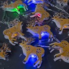 УЦЕНКА Гирлянда "Метраж" 5 м с насад. “Олень”,5,5х5,5 см Н.С. LED-20-220V, контр 8р, МУЛЬТИ