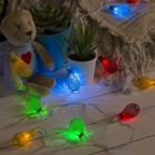 УЦЕНКА Гирлянда "Метраж"5 м с насад“Фонарик сетка”,4,5х2,5см Н.С.LED-20-220V,контр8р,МУЛЬТИ