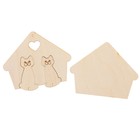 Ключница "Котики" 12*9,5см, фанера 3мм Ключница "Котики" 12*9,5см, фанера 3мм