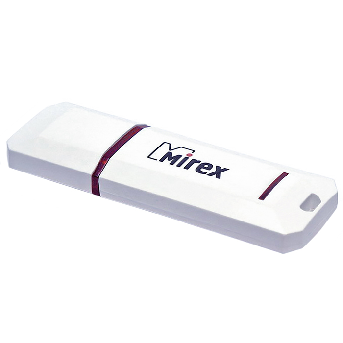 Флешка Mirex KNIGHT WHITE, 16 Гб, USB2.0, чт до 25 Мб/с, зап до 15 Мб/с, белая - фото 797885345