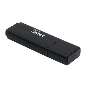 Флешка Mirex LINE BLACK, 32 Гб, USB2.0, чт до 25 Мб/с, зап до 15 Мб/с, черная 2891048