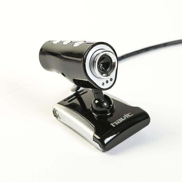 Веб-камера HAVIT HV-V613, 800х480, USB2.0, микрофон, черная