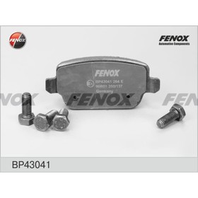 Колодки тормозные Fenox BP43041 2940647