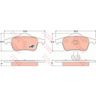 Колодки тормозные TRW GDB1389 2941381 Колодки тормозные TRW GDB1389 2941381