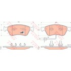 Колодки тормозные TRW GDB1553 2941417 - фото 64671