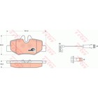 Колодки тормозные TRW GDB1601 2941430 Колодки тормозные TRW GDB1601 2941430