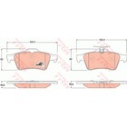 Колодки тормозные TRW GDB1621 2941437 Колодки тормозные TRW GDB1621 2941437