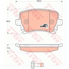 Колодки тормозные TRW GDB1622 2941439 Колодки тормозные TRW GDB1622 2941439