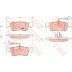 Колодки тормозные TRW GDB1672 2941456 - фото 64686