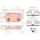 Колодки тормозные TRW GDB1732 2941486 Колодки тормозные TRW GDB1732 2941486
