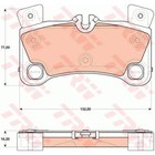 Колодки тормозные TRW GDB1775 2941503 Колодки тормозные TRW GDB1775 2941503