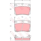 Колодки тормозные TRW GDB3239 2941590 - фото 64747