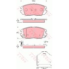 Колодки тормозные TRW GDB3409 2941630 - фото 64761