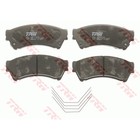 Колодки тормозные TRW GDB3501 2941659