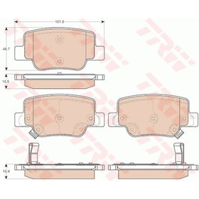 Колодки тормозные TRW GDB3547 2941672