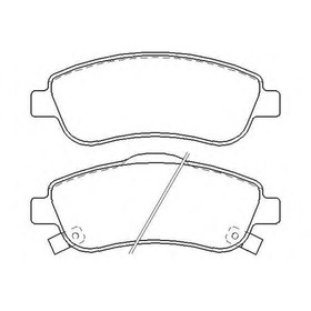 Колодки тормозные  Brembo P28045 2940557