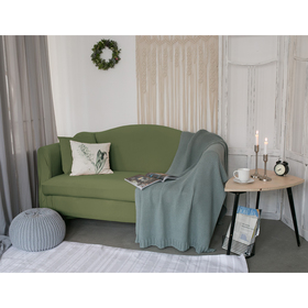 Чехол для мягкой мебели Collorista,3-х местный диван,наволочка 40*40 см в ПОДАРОК,оливковый 248099