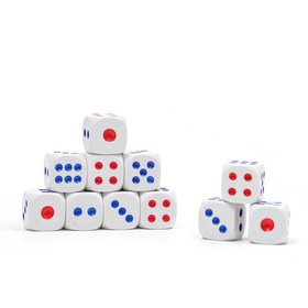 Кости игральные, 100 шт, 1.2 х 1.2 см в Донецке