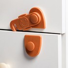 Блокиратор для дверей шкафов, цвет коричневый - фото 107858066