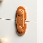 Блокиратор для дверей шкафов, цвет коричневый - фото 107858067