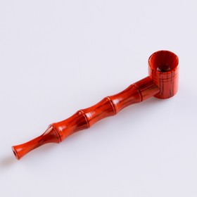 Tube original mouthpiece with carving, bowl round 2x11 cm