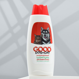 Шампунь антипаразитарный "Good Dog&Cat" для кошек и собак, 250 мл -быстрая доставка