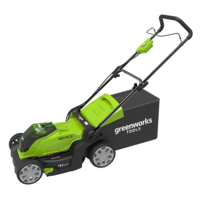 Газонокосилка GreenWorks 2504707, аккум., 40 В, ширина скоса 40 см, БЕЗ АКК И ЗУ