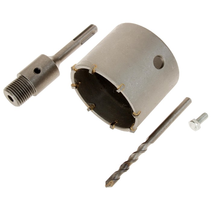 Коронка по бетону "СИБРТЕХ", SDS-Plus, 22 х 73, в сборе - фото 797888327